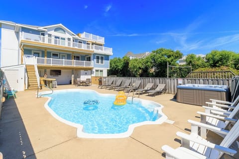 Rear Exterior and Private Pool