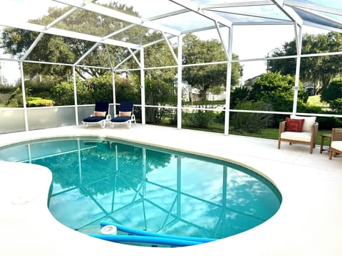 Oversized pool area, no rear neighbors/golf course views - south facing