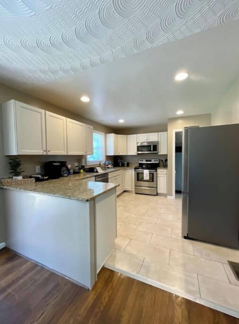 clean spacious kitchen 
