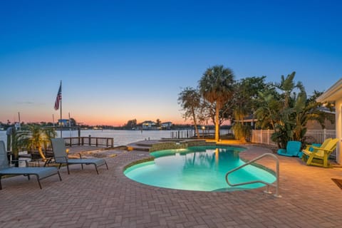 Waterfront Oasis in the evening