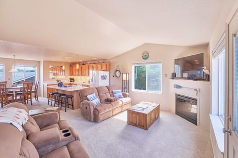 Bright open floor plan