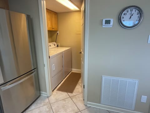 Full laundry and ironing setup!