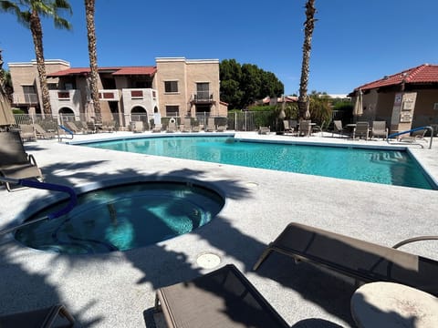Pool and spa by the clubhouse