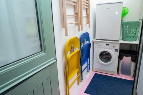 Utility with washing machine and tumble dryer
