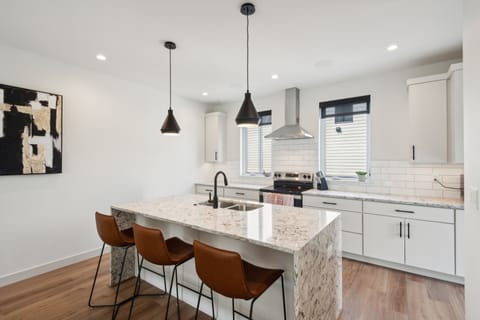 Indoors, Kitchen, Kitchen Island, Lamp, Home Decor