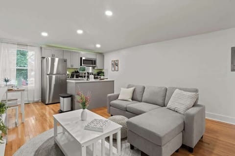 Your comfortable living space including a 50" Roku TV.