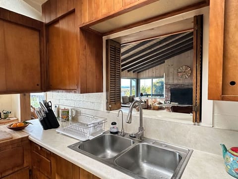 Kitchen view to Living Room