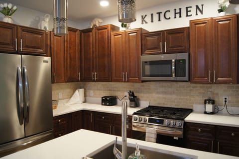 Kitchen and Island