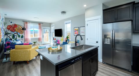 Fully Stocked Kitchen | Coffee | Spices | Island w/ Eating Bar | Wine Glasses