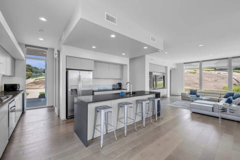 Stunning kitchen surrounded by natural lighting
