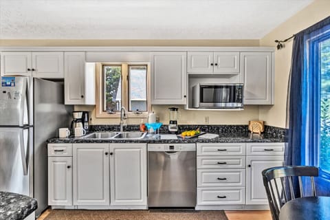 Bright and inviting small kitchen with a thoughtful design that maximizes every inch.