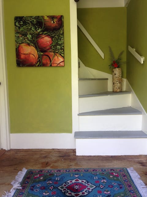 Front hall entrance. Shoes off please and up the stairs to your suite.