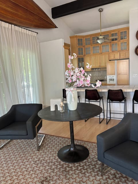 Kitchen and Living Room Area