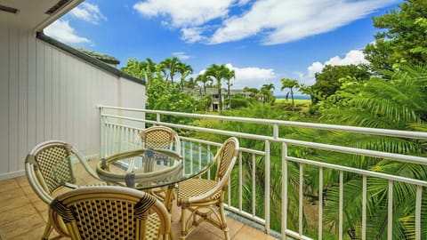 Emmalani Court at Princeville #523 - Ocean View Dining Lanai - Parrish Kauai