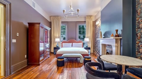 Bedroom 1: Drift off in style, wake up for NOLA.