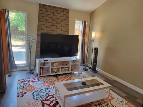 "Relax and unwind with your favorite show."