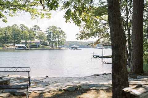Private Beach with Firepit