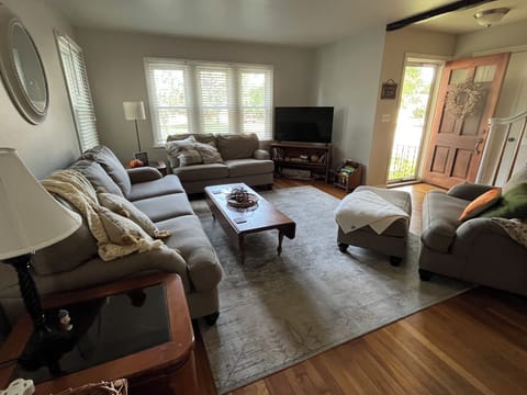 Comfy + cozy living area… for times enjoyed together!