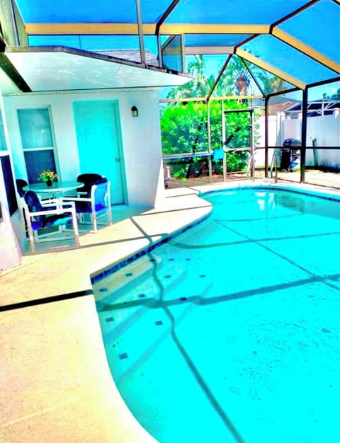 Plenty of deck space around the pool