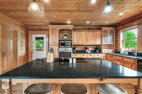 With the open floorplan, you can be apart of the fun even while cooking!