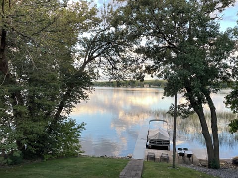 Glass lake in the afternoon