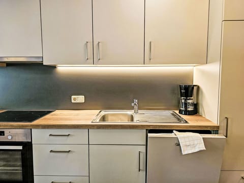 Cabinetry, Kitchen Sink, Countertop, Property, Tap, Sink, Wood, Kitchen, Kitchen Stove, Interior Design