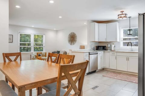 Kitchen: Enjoy meals in our comfortable dining area.