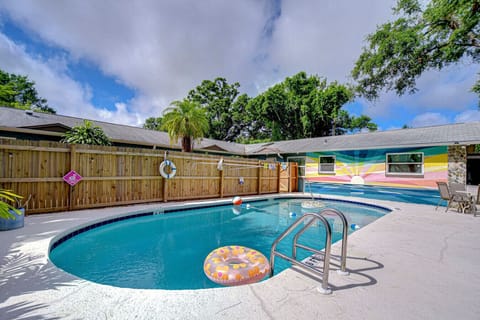 Jump right in! The water stays 78 degrees all year