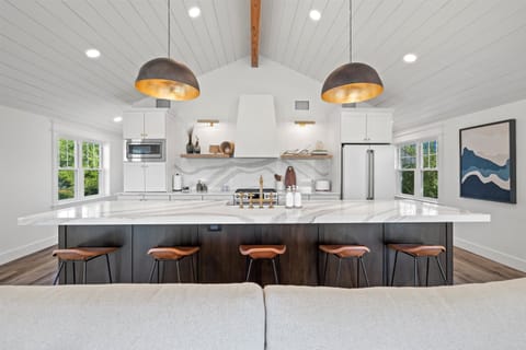 Main house kitchen - fully stocked with everything you need to enjoy a meal in