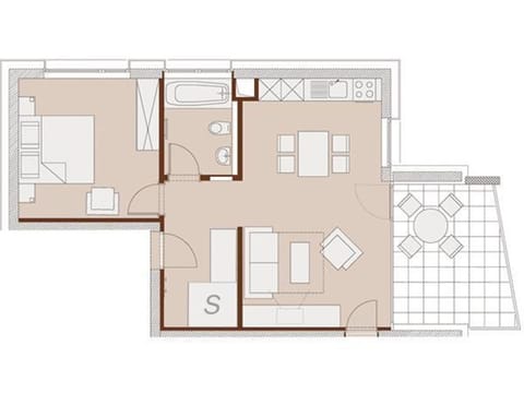 Type2, KLEE, 51 m2 - Abina Appartements de Luxe Apartment in Brand