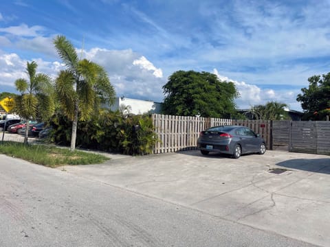 There's 2 available parking provided in front of the property.