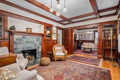 Modern updates combine with historic charm in this immaculate Craftsman-style home.