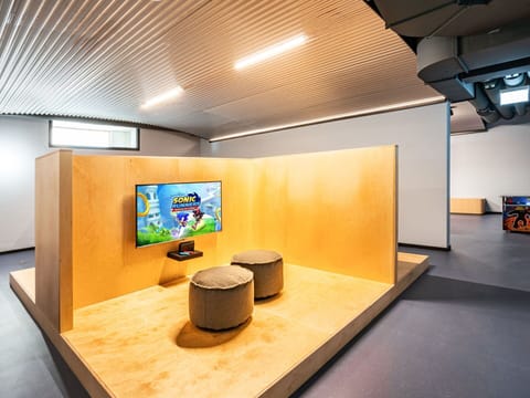 Building, Interior Design, Flooring, Floor, Wall, Table, House, Art, Wood, Ceiling