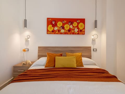 Furniture, Property, Wood, Comfort, Orange, Textile, Interior Design, Bed, Floor