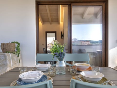 Table, Tableware, Furniture, Property, Plant, Dishware, Azure, Building, Window, Lighting