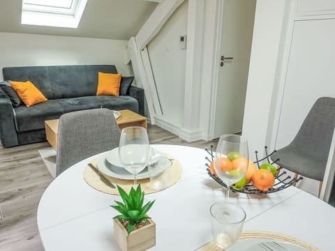Table, Tableware, Furniture, Property, Plant, Dishware, Green, Chair, Couch, Orange