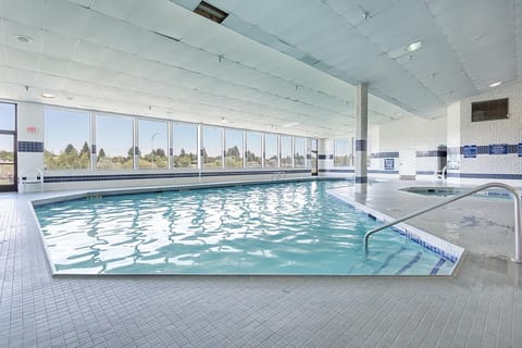 enjoy the indoor pool 24-hours a day