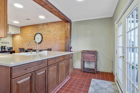 In the winter, these cabinets store our cushions for our outdoor furniture