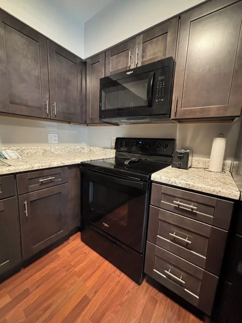 Well stocked, remodeled, kitchen with new appliances - coffee maker, toaster