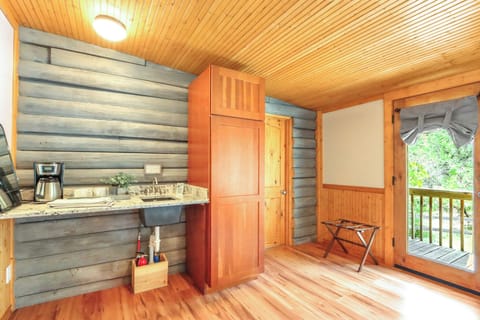 The room also has an ensuite