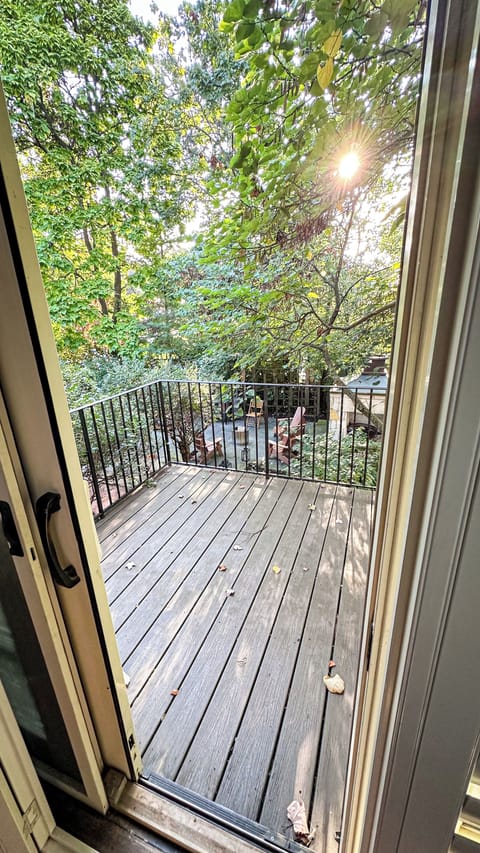 Outdoor balcony from Primary Bedroom