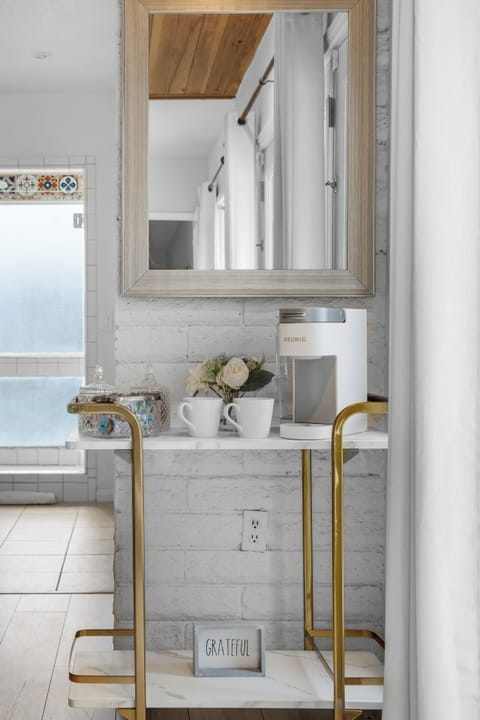 Skip going to the kitchen for coffee as the house is HUGE. Just roll out of bed!