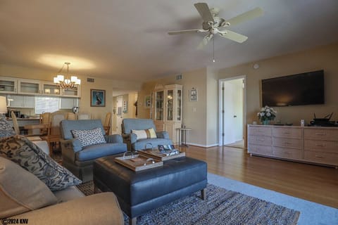 Comfortable accommodations and a large screen TV for all to enjoy