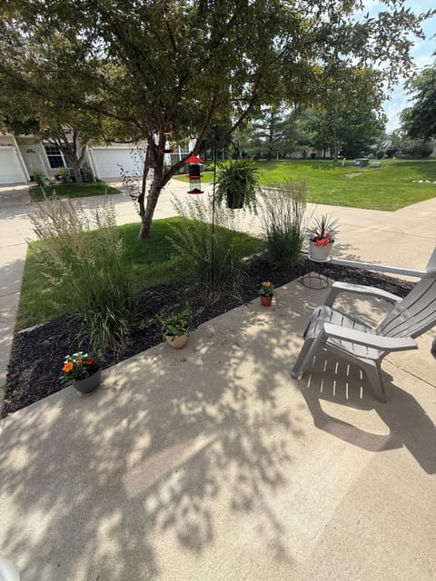 Front yard seating area.