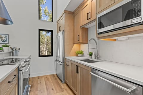 spacious gourmet kitchen