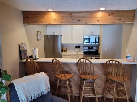 View Into Kitchen from Living Area