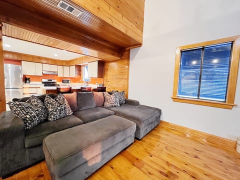 Plush sectional sofa perfect for relaxation.