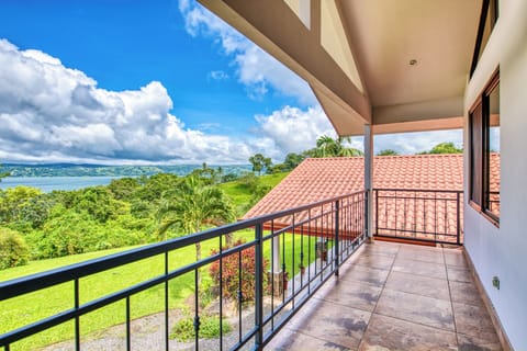 This is the view from the upstairs balcony of the apartment.  So beautiful!!!