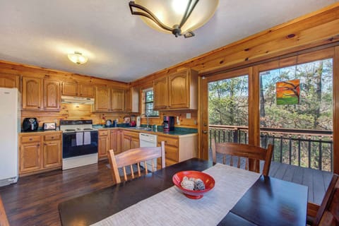 Dining and kitchen area