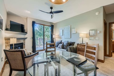 Gather for meals together at the dining table, with seating for 4